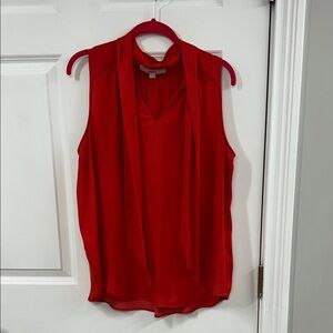 LOFT Scarlet Sleeveless Blouse